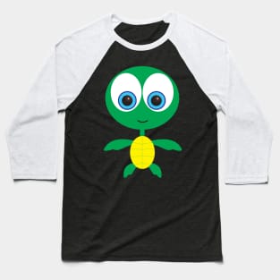 Baby Sea Turtle Baseball T-Shirt